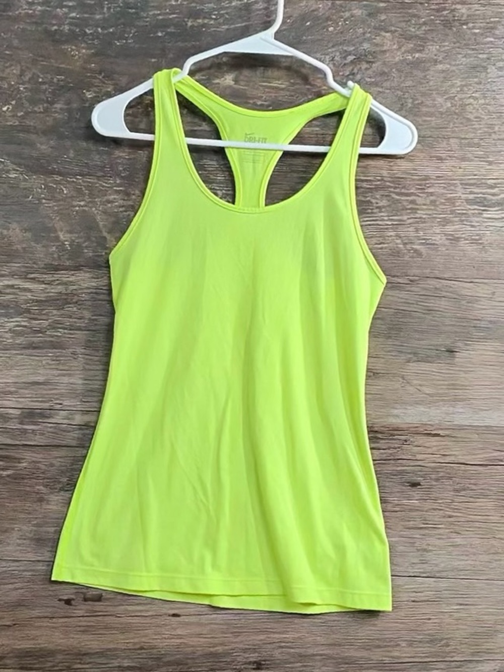 Nike Neon Lime Racerback Tank Top
